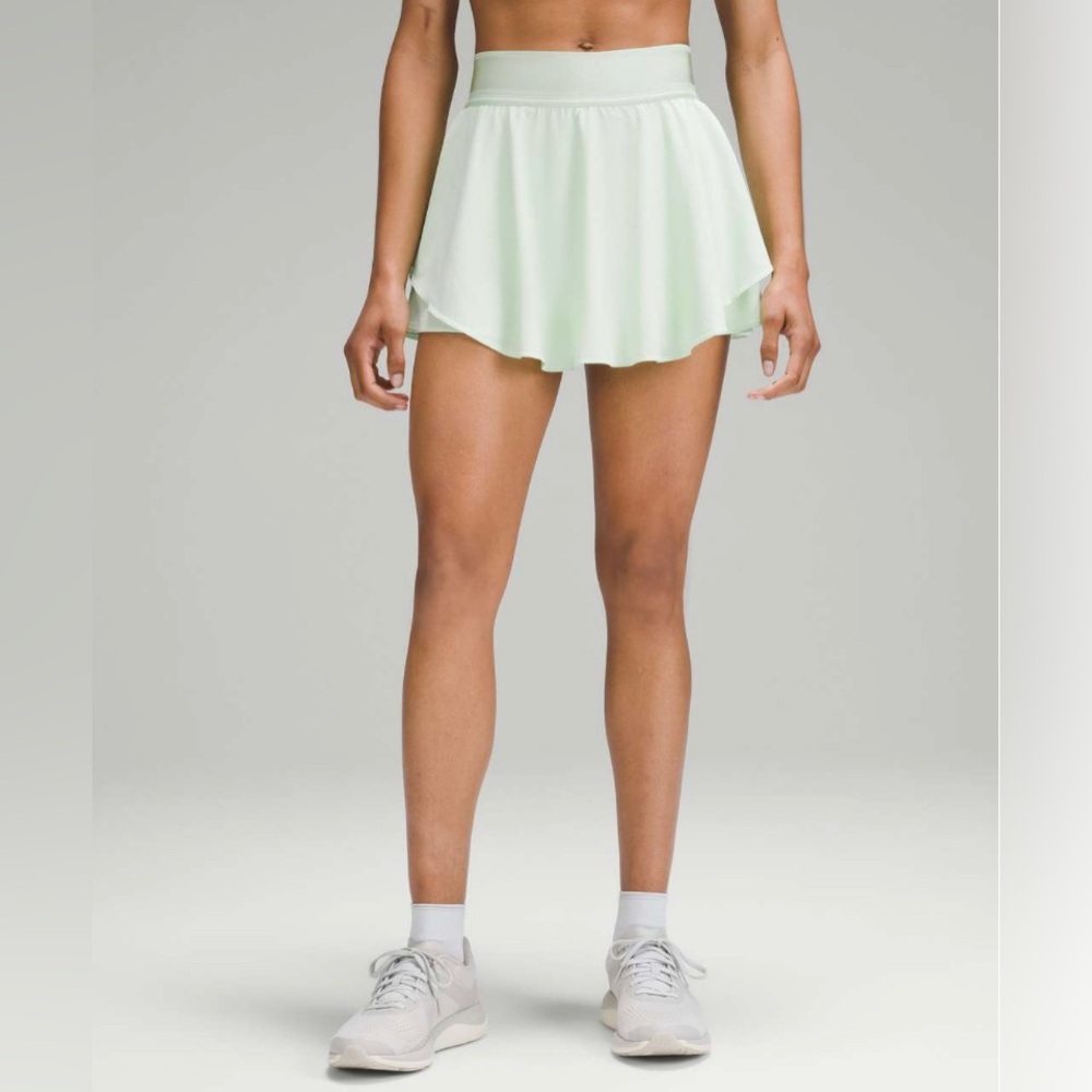 NWT Lululemon Court Rival High-Rise HR Skirt in Kohlrabi Green. Size 4. - Picture 4 of 11